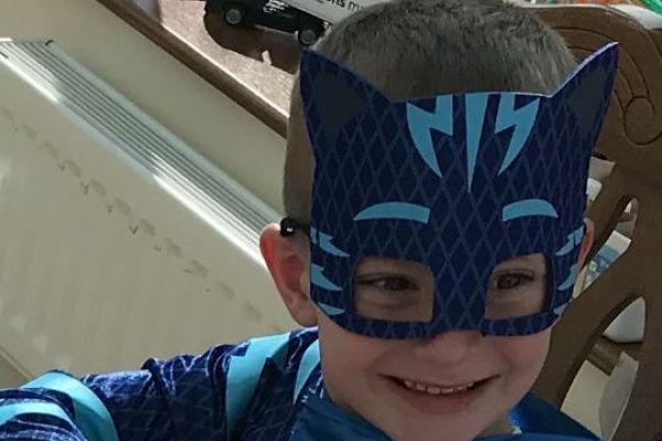 All dressed u for VE Day party