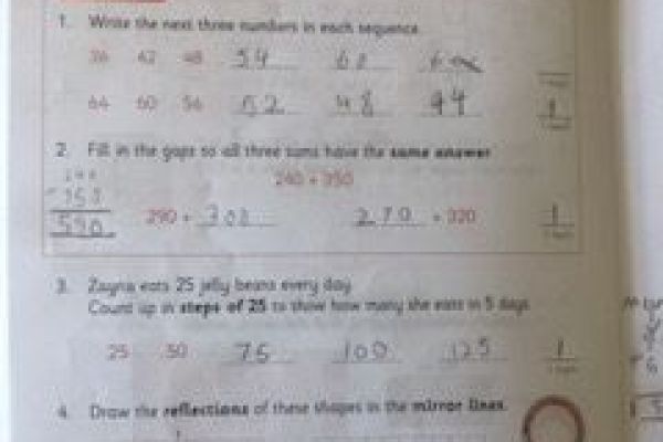 Leo's excellent maths!