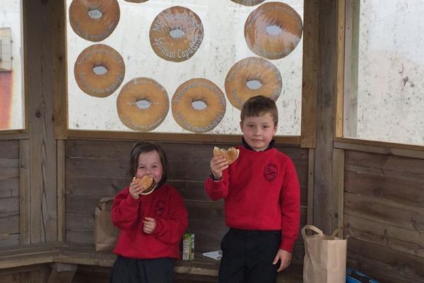 Lunchtime at McHope's walk through Burger Queen restaurant! (Mrs Hope's fab hot takeaway on Tuesday)