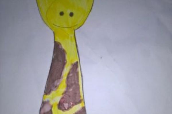 Elija has created this giraffe. It is very realistic and neatly coloured!