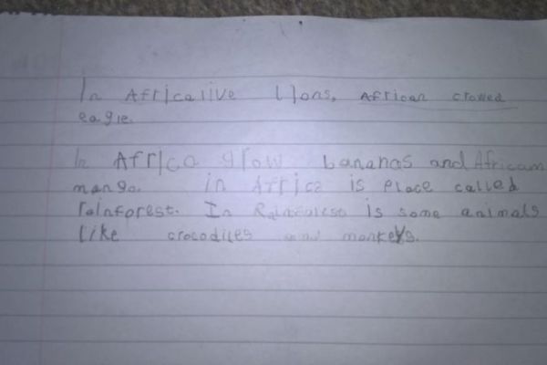 Elija found out some interesting facts about Africa