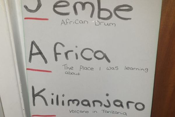 Jake's African acrostic 