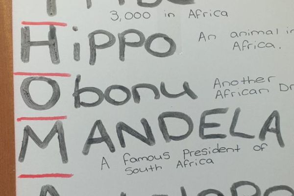 Jake's African acrostic 