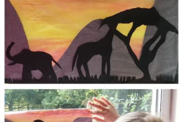 Poppy's African artwork